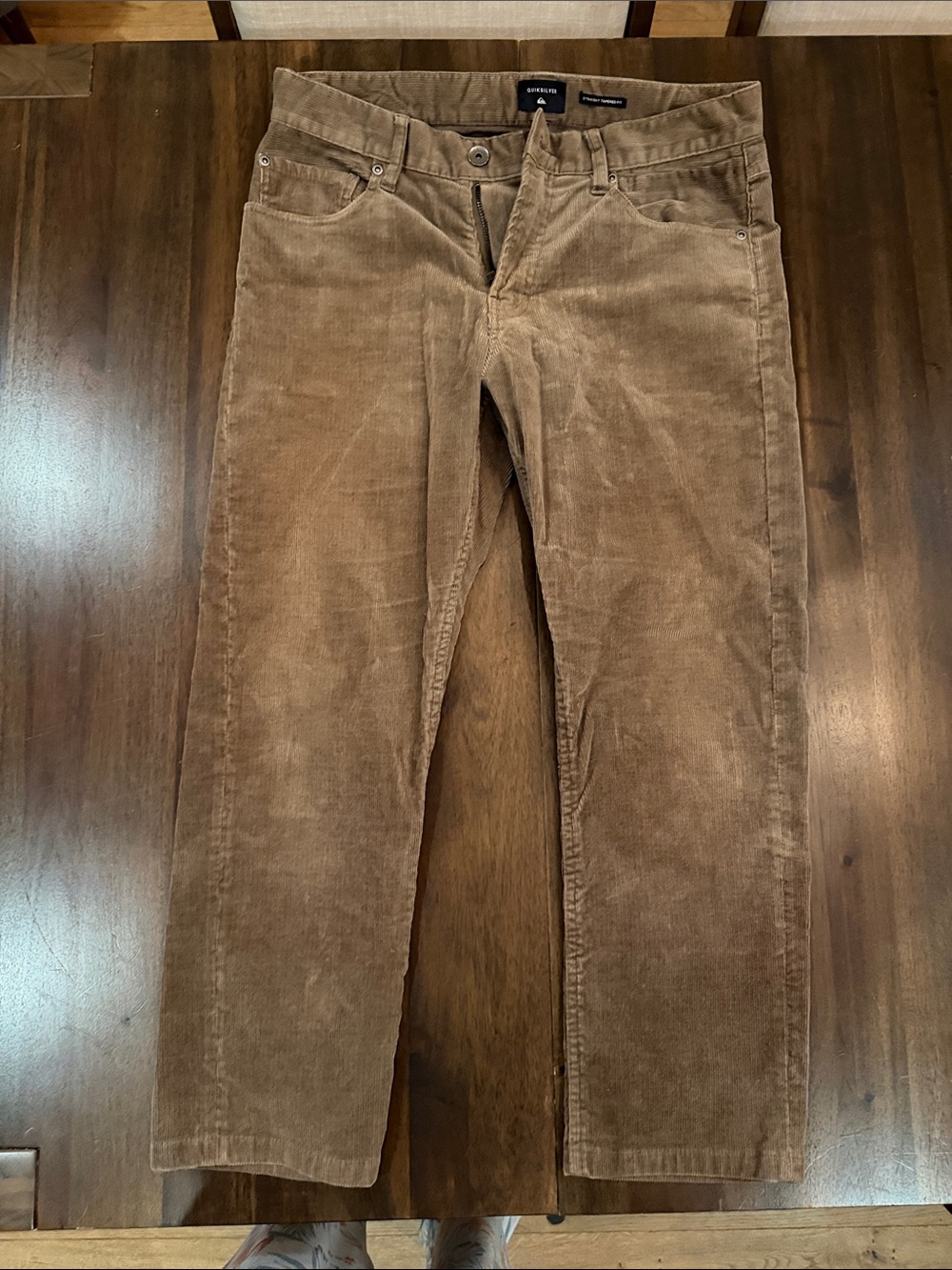Quicksilver Men’s Brown Corduroy Pants